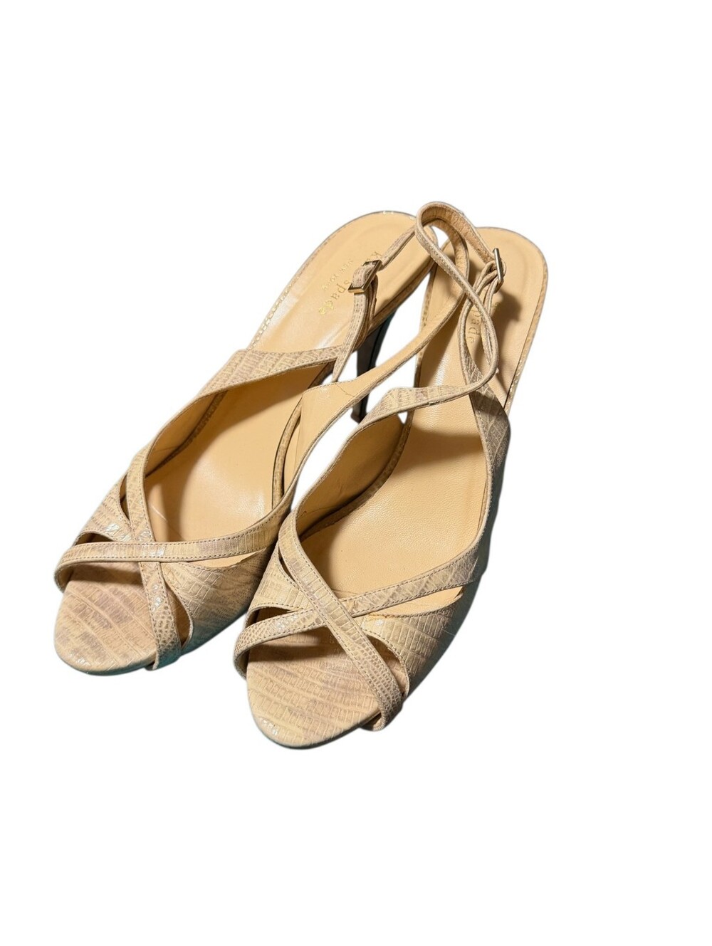 kate spade Crisscross Slingback SandalsTan sz 10